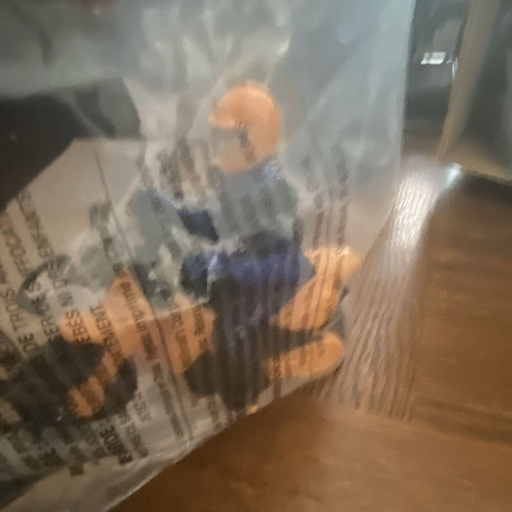 McDonald's Action Man #3- Desert Dirt Bike Kids Meal Premium Toy in Bag (2000)